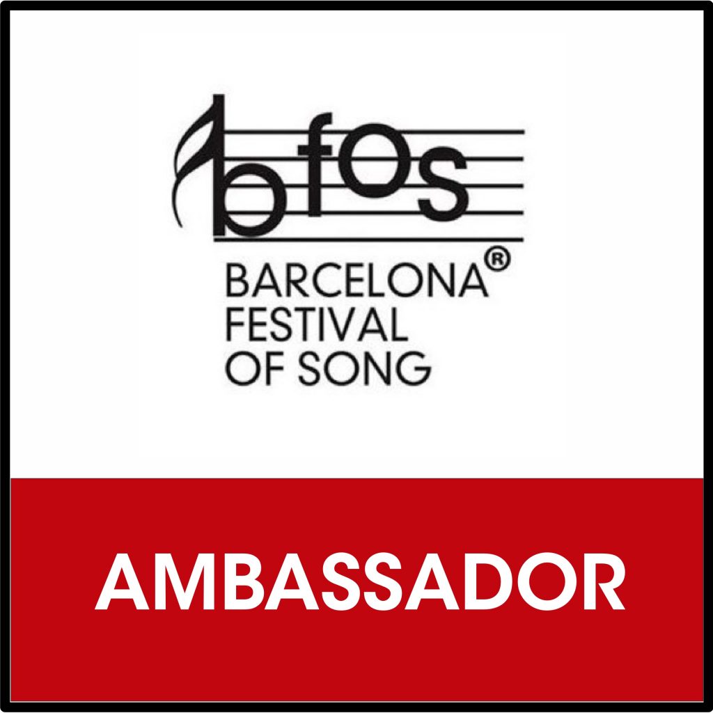 Barcelona Festival of Song Ambassador badge